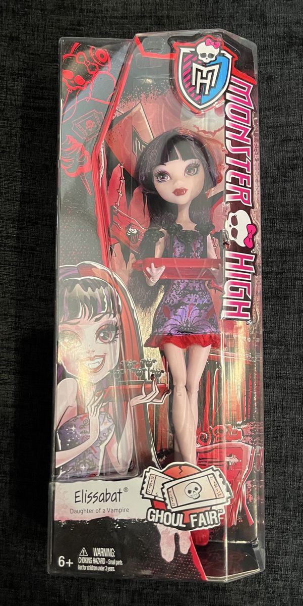 Monster High Ghoul Fair Elissabat Doll - Daughter of a Vampire
