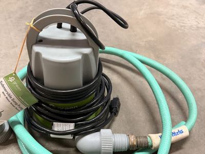 1/3HP Sump pump - Green Expert Submersible 2K gallons per hour