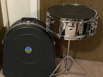Ludwig Standard Badge Supraphonic S101 July 30, 1971, Case, Stand