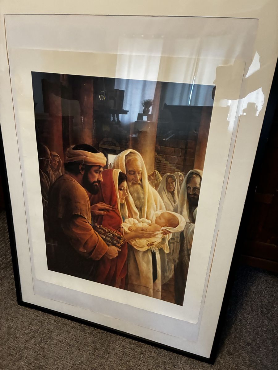 Greg Olsen Signed & Numbered Framed Art Print #735/1000 - Religious Artwork