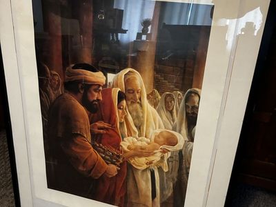 Greg Olsen Signed & Numbered Framed Art Print #735/1000 - Religious Artwork