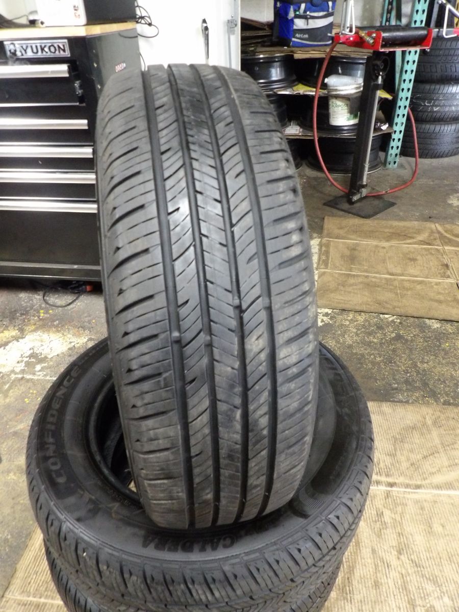 195/65R15 CONFIDENCE CALDERA A/S PAIR OF TWO USED TIRES