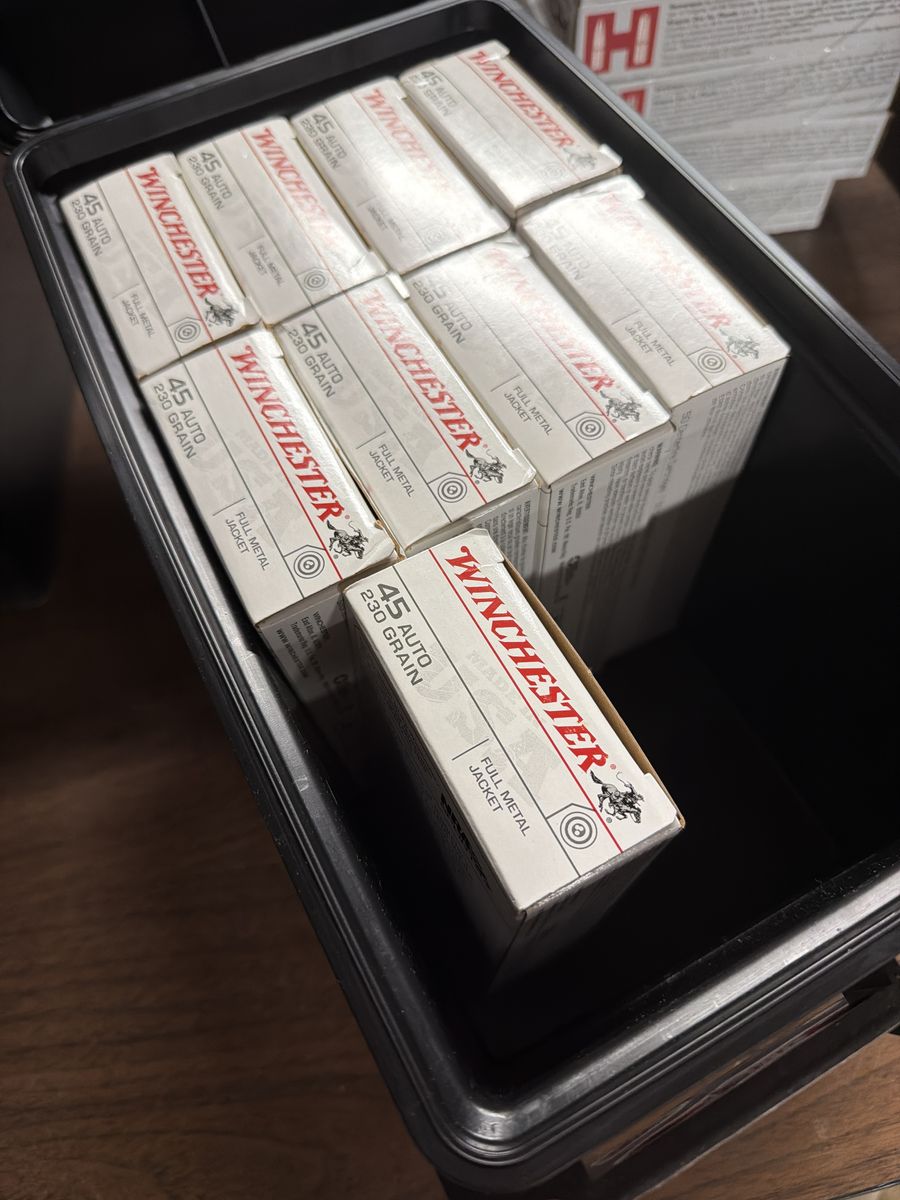 450 Rounds 45 Auto - Winchester Fill Metal Jacket