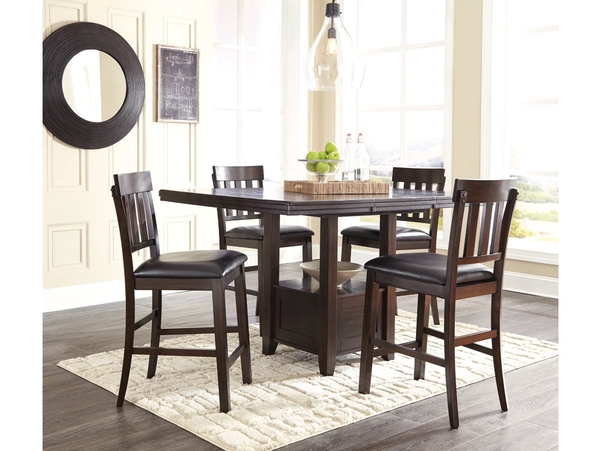 Counter height dining table
