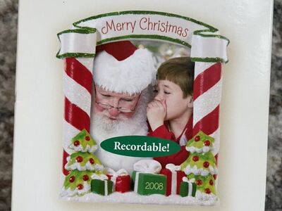 Hallmark Recordable christmas Ornament
