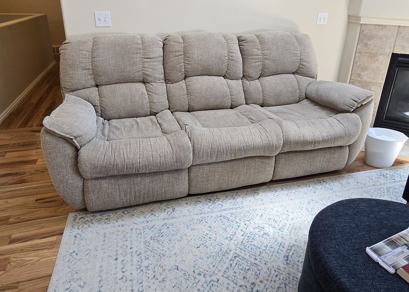 Great Condition Dual Recliner Couch