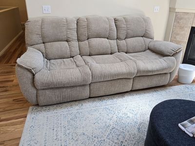 Great Condition Dual Recliner Couch