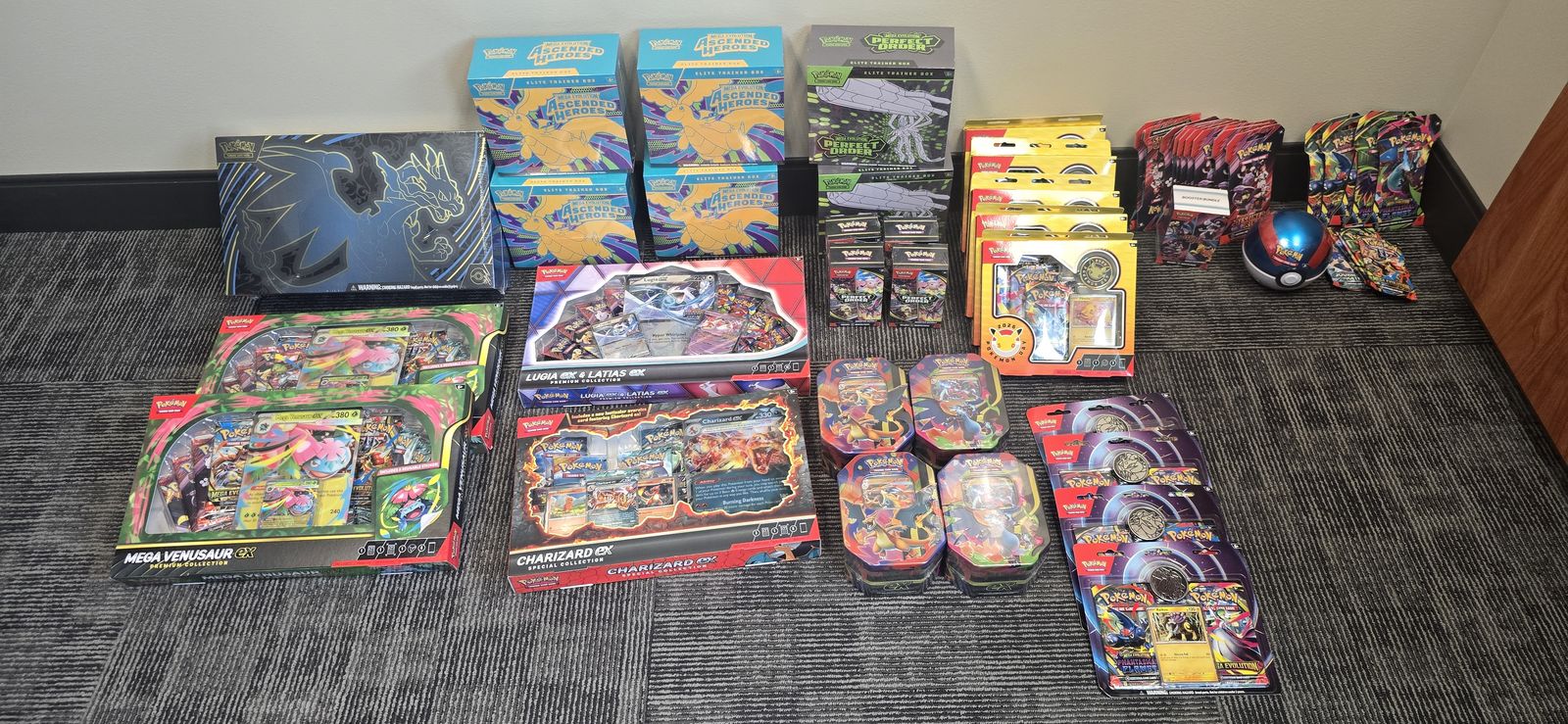 Sealed Lot of Pokemon Cards