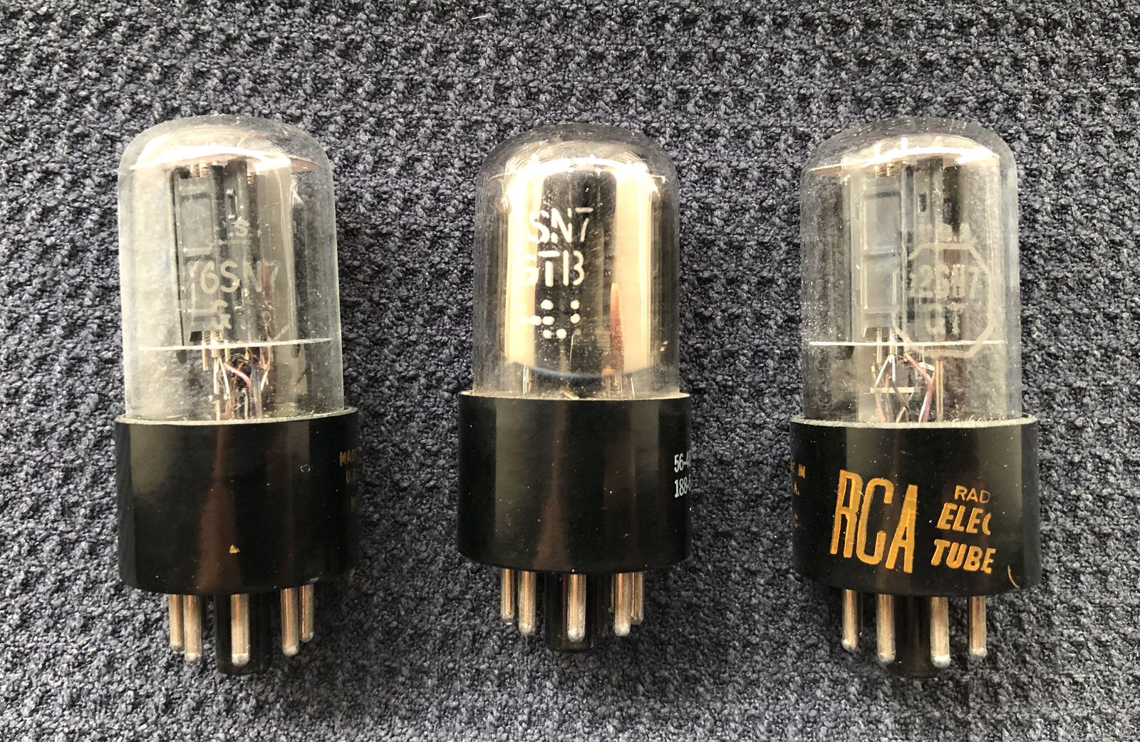 Vintage Audio Vacuum Tubes: 6SN7GTB and  12SN7GT