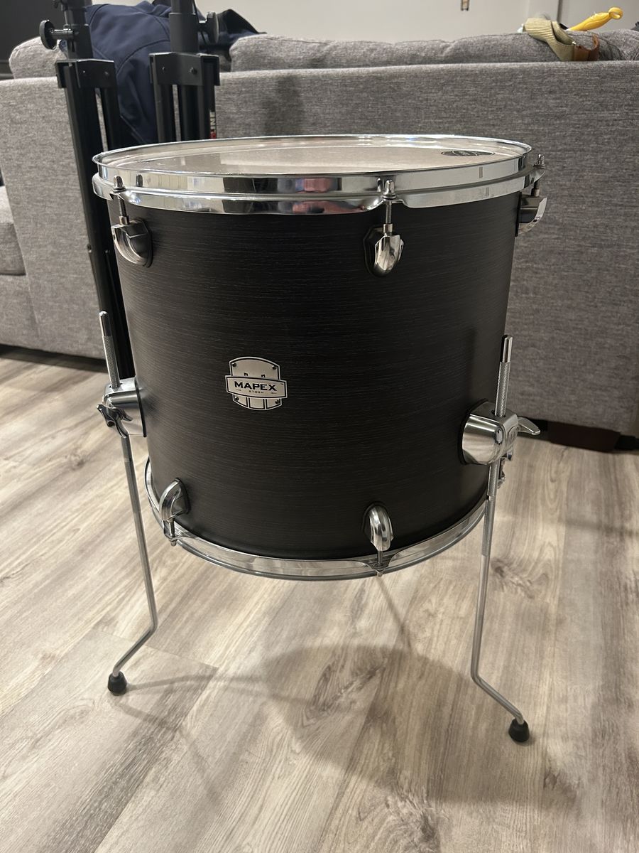 Floor Tom Drum - Mapex Storm 16" X 14" Black