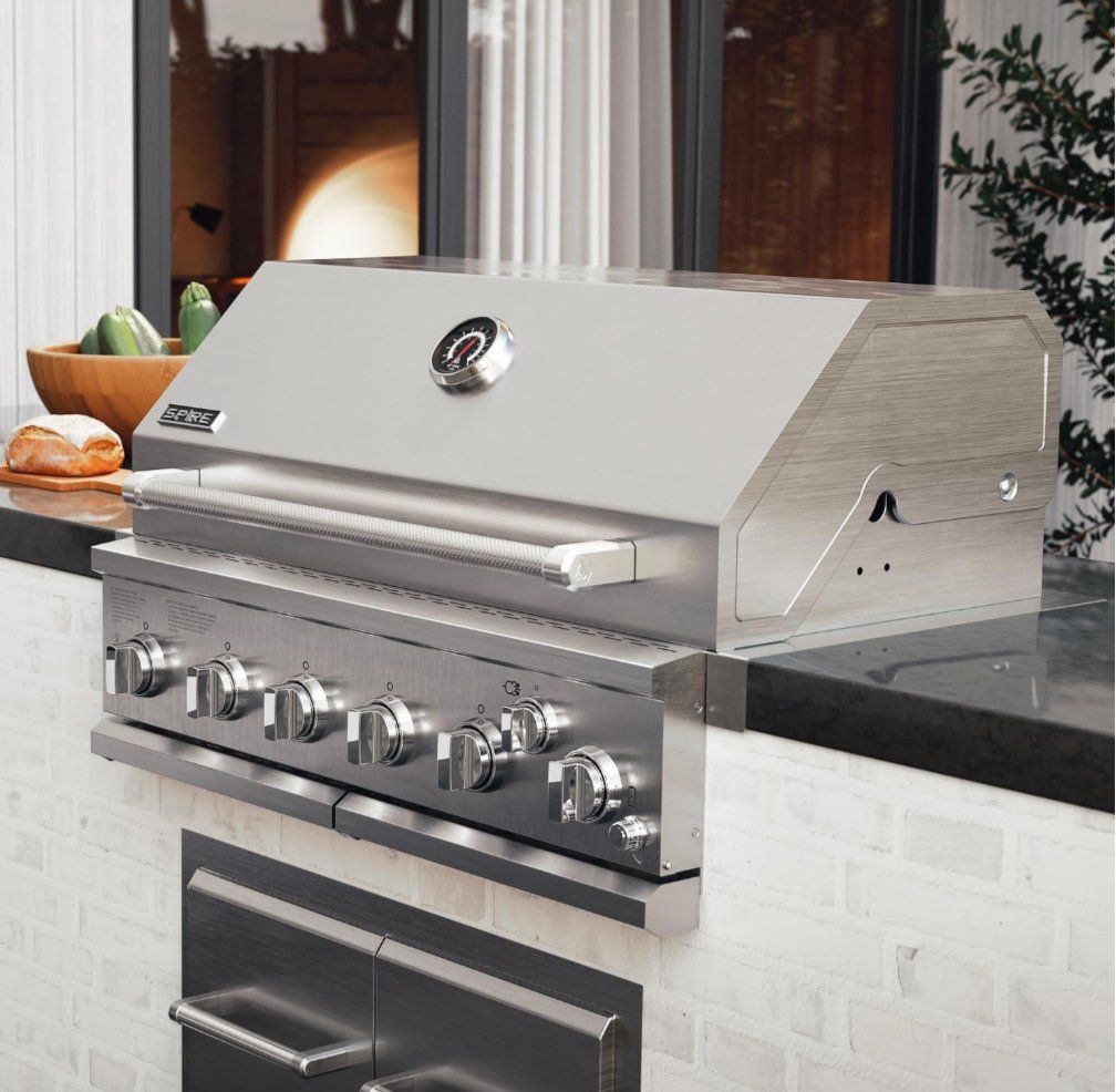 New $1200 Built In Table Top 6 Burner 36in Grill