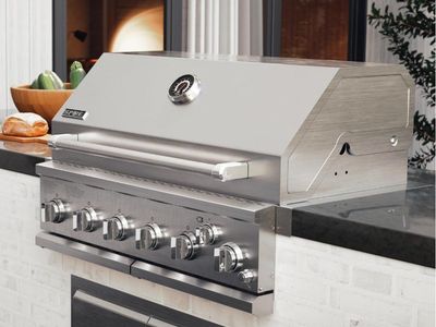 New $1200 Built In Table Top 6 Burner 36in Grill
