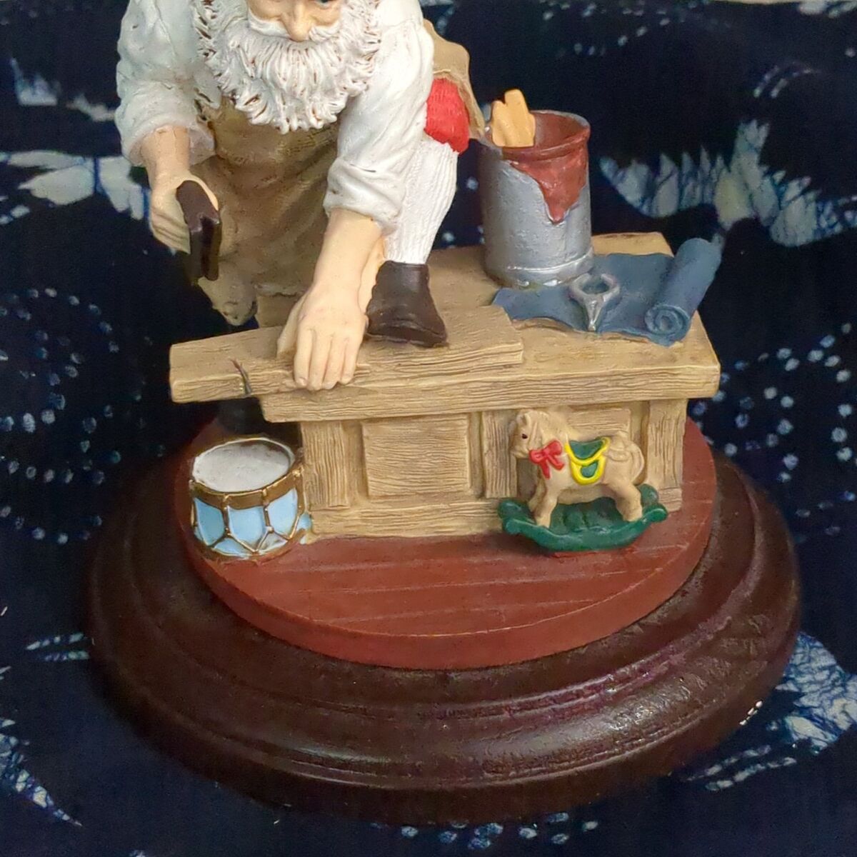 Santa in toy shop figure