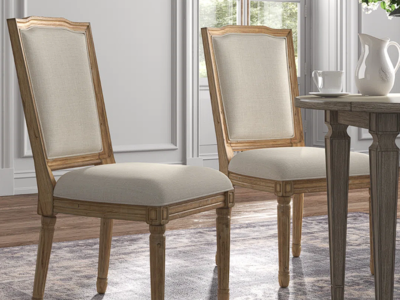 Libretto 20.5'' H Linen Upholstered Side Chair (Set of 2) By Kelly Clarkson Home
