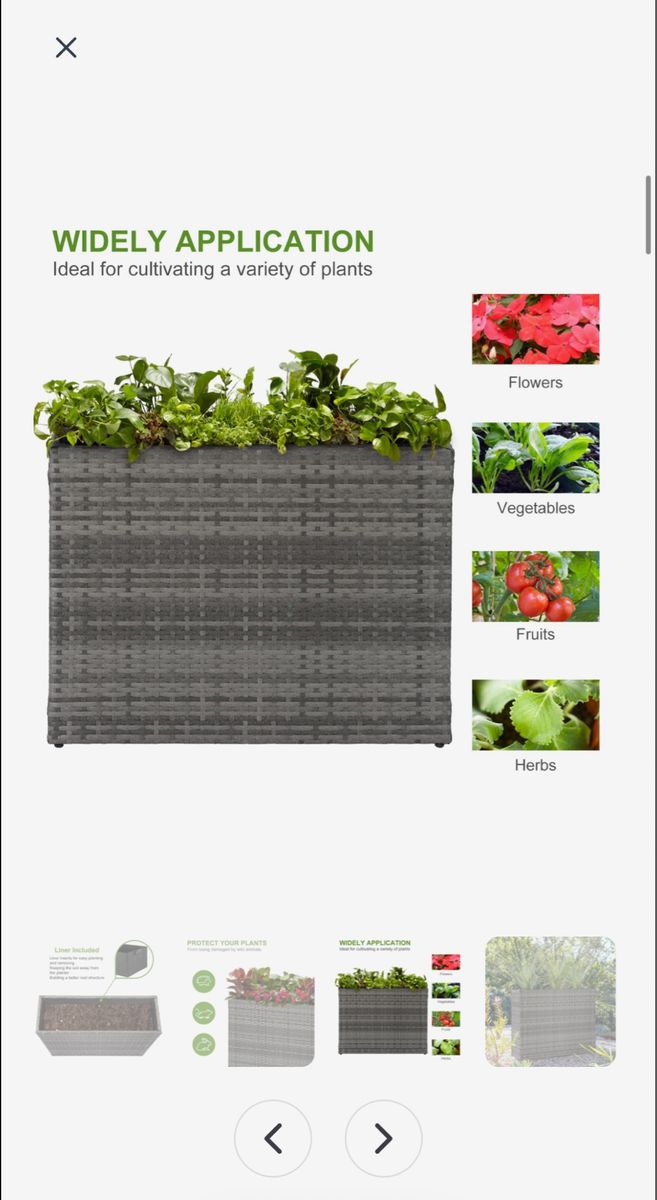 LEWIS&WAYNE tall planter