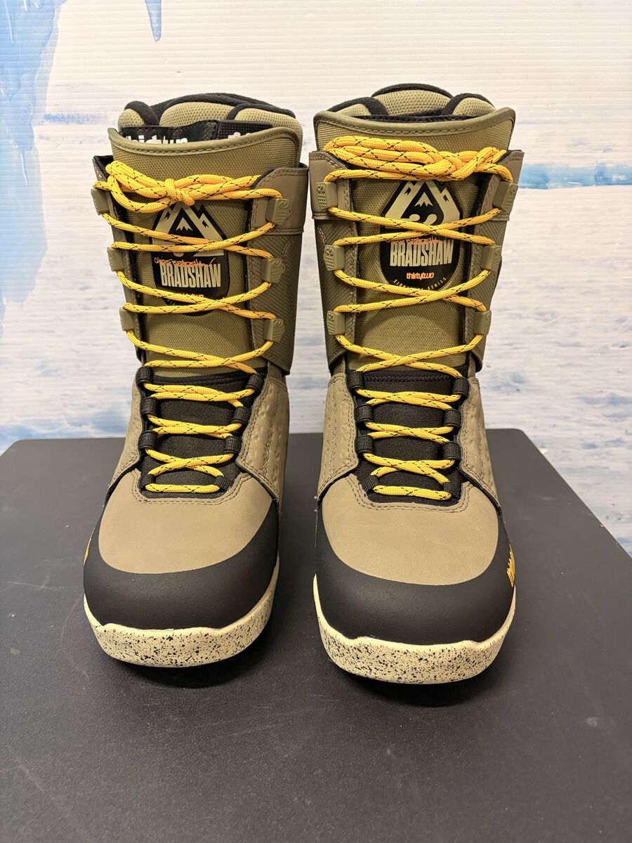 Lightly Used 2026 Thirtytwo Lashed Lace Bradshaw Olive/black Men's Snowboard Boot - 9M US