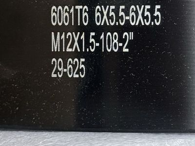 6x5.5-6x5.5 M12x1.5-108-2" Wheel Spacers (4 Pack)