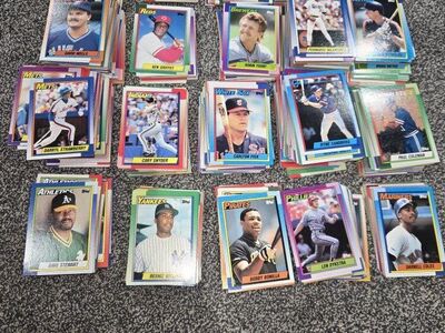 over 1700 baseball cards 1990 tops and 2024 tops