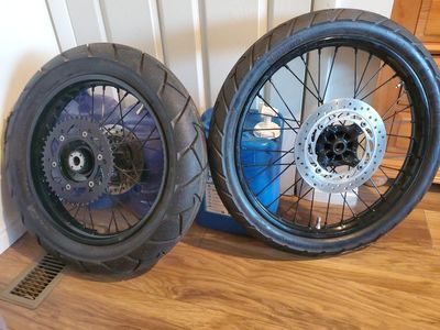 Harley 21/18 Wheel Set – New Tires – DID Rims