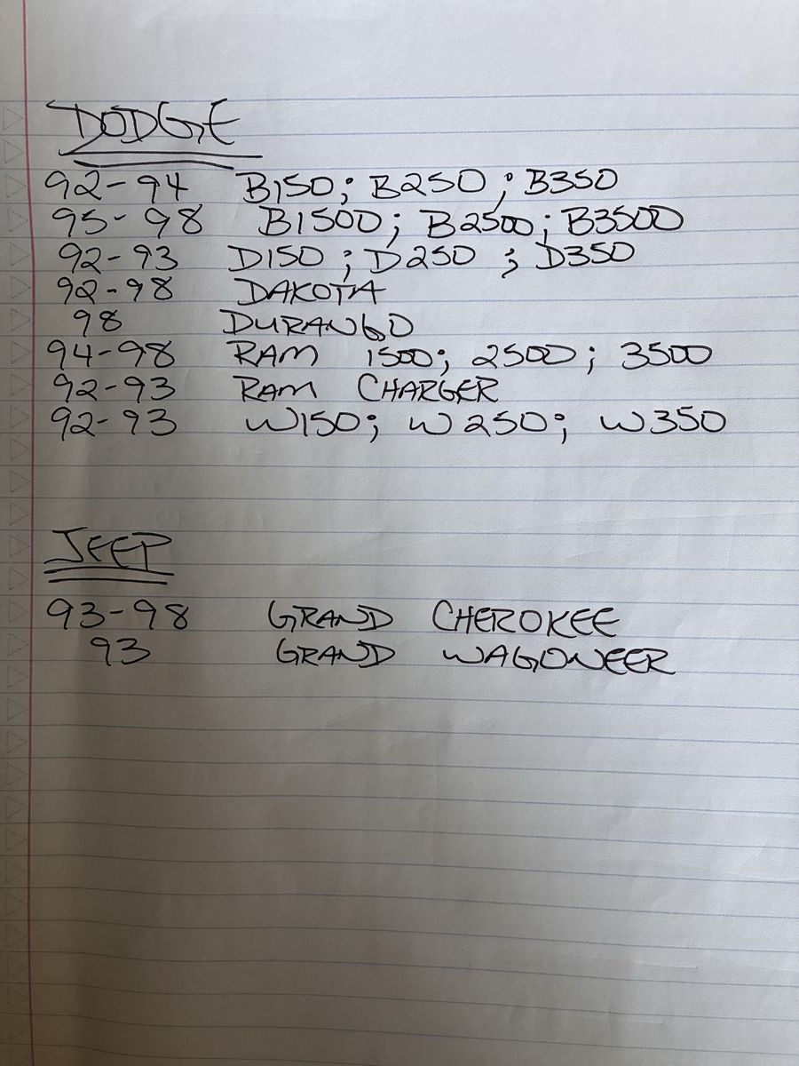 NEW alternator Dodge Jeep Ram