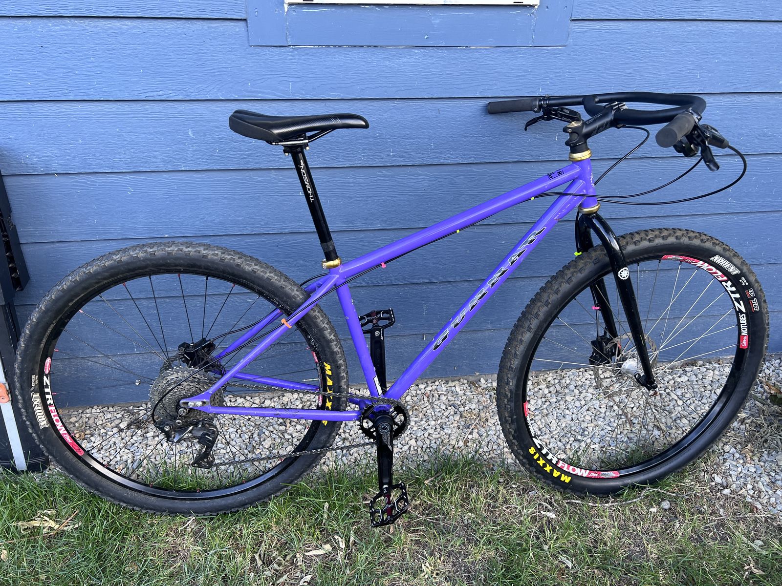Gunnar rigid steel hardtail med