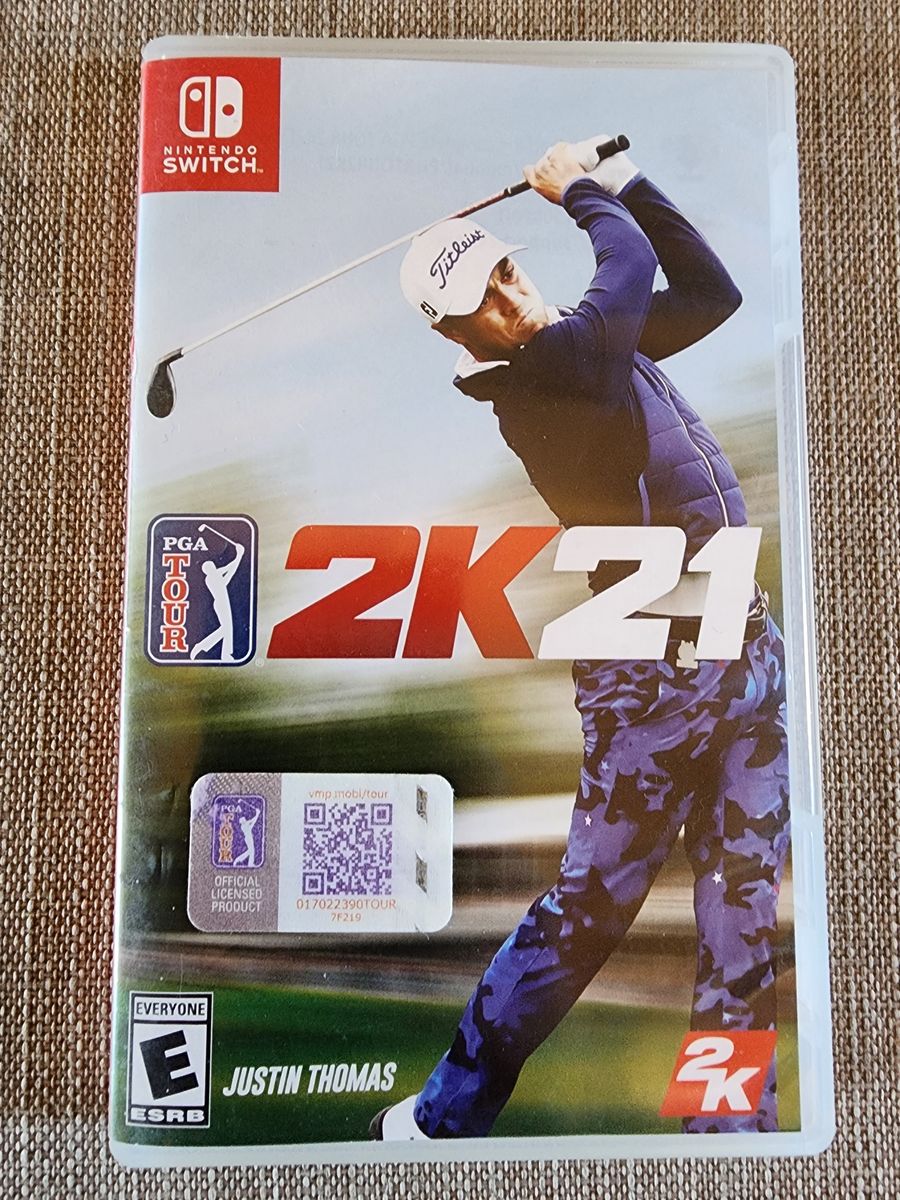 PGA Tour 2K21 Nintendo Switch, cartridge and case, works great