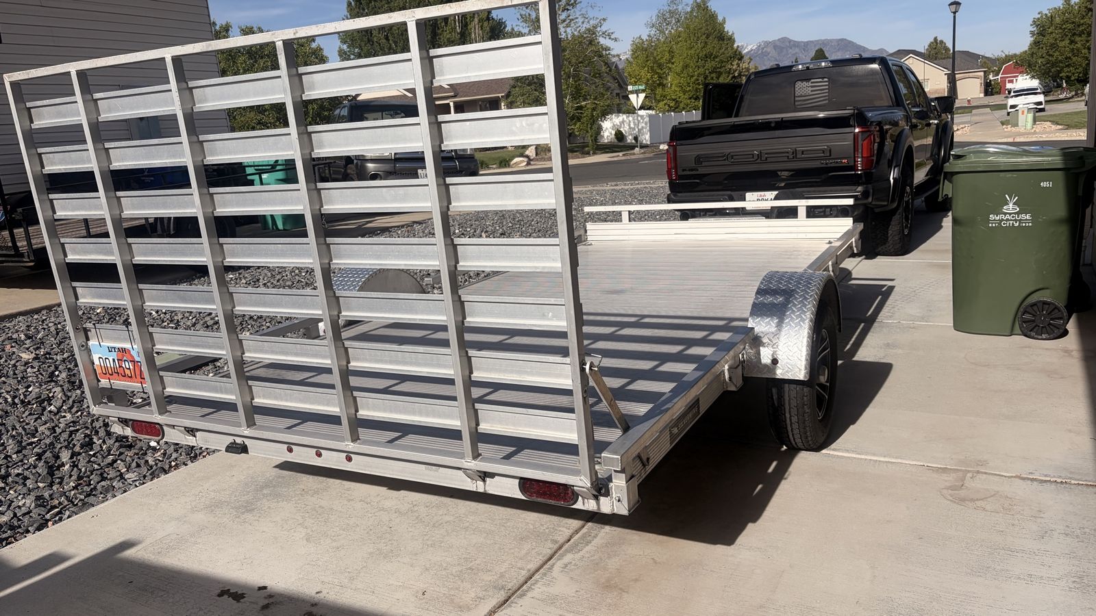 2025 Silverwing aluminum 7X14’ trailer, $4500