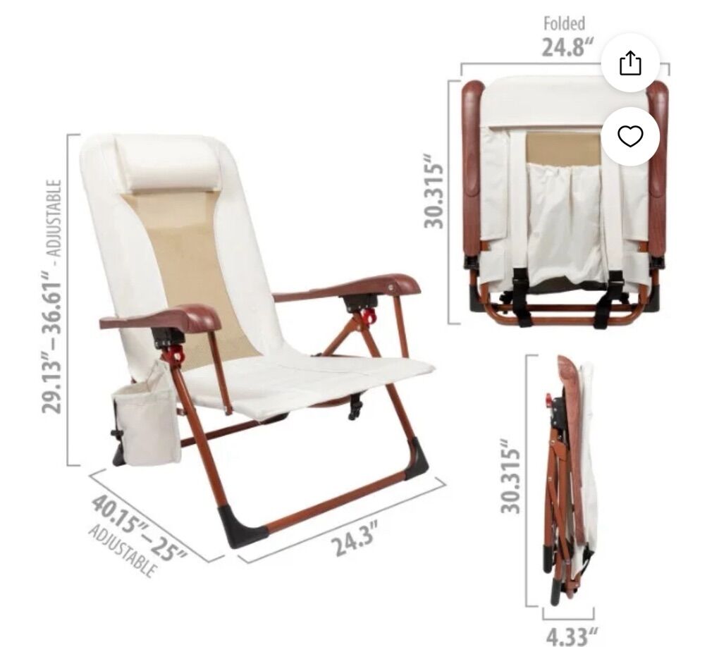 New Ozark Camping Chair