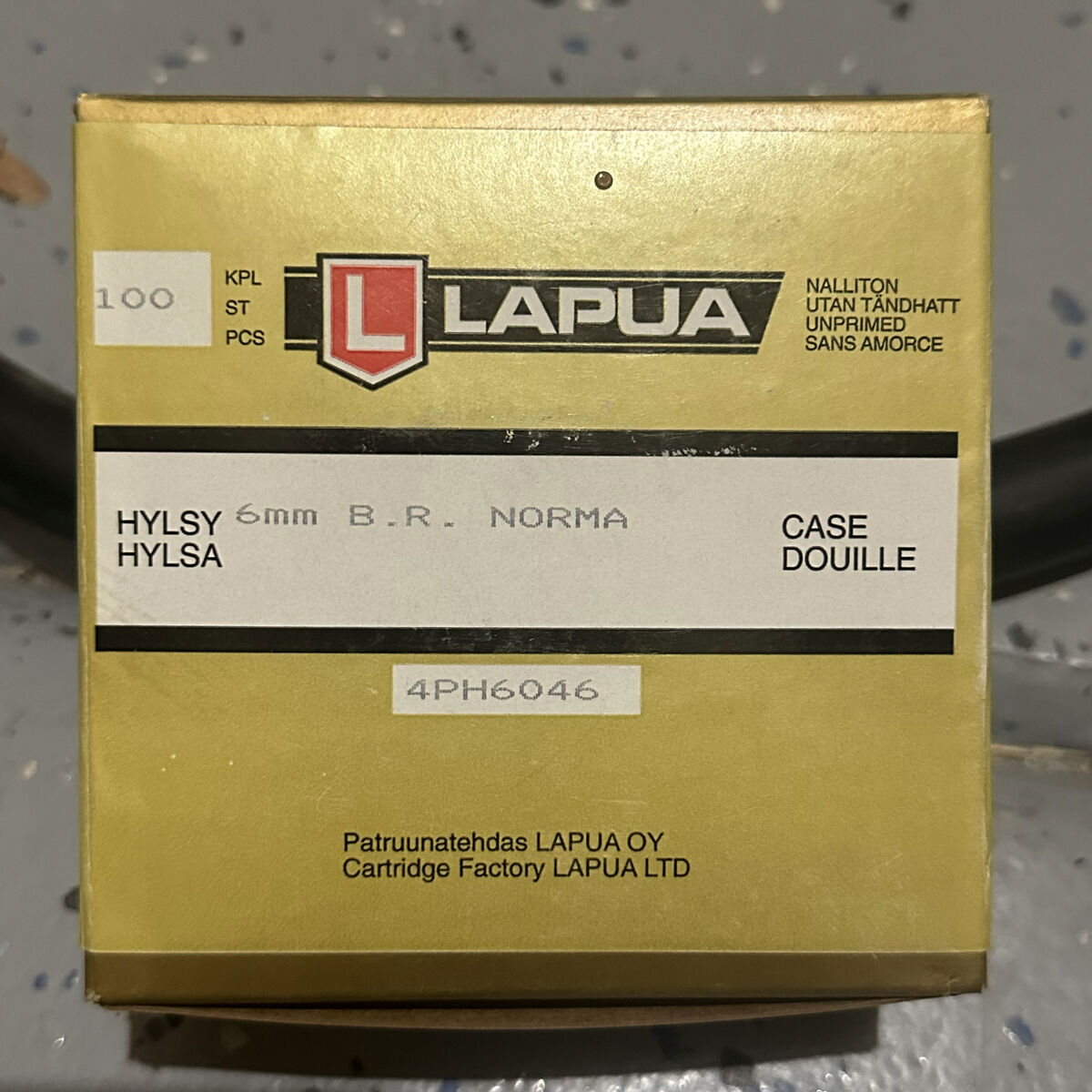 Reloading Lapua 6mm B.R Norma Brass