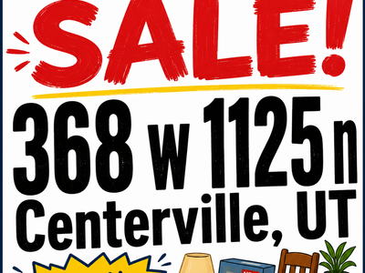 Yard Sale w/ New & Used Stuff Centerville Utah 368 w 1125 n