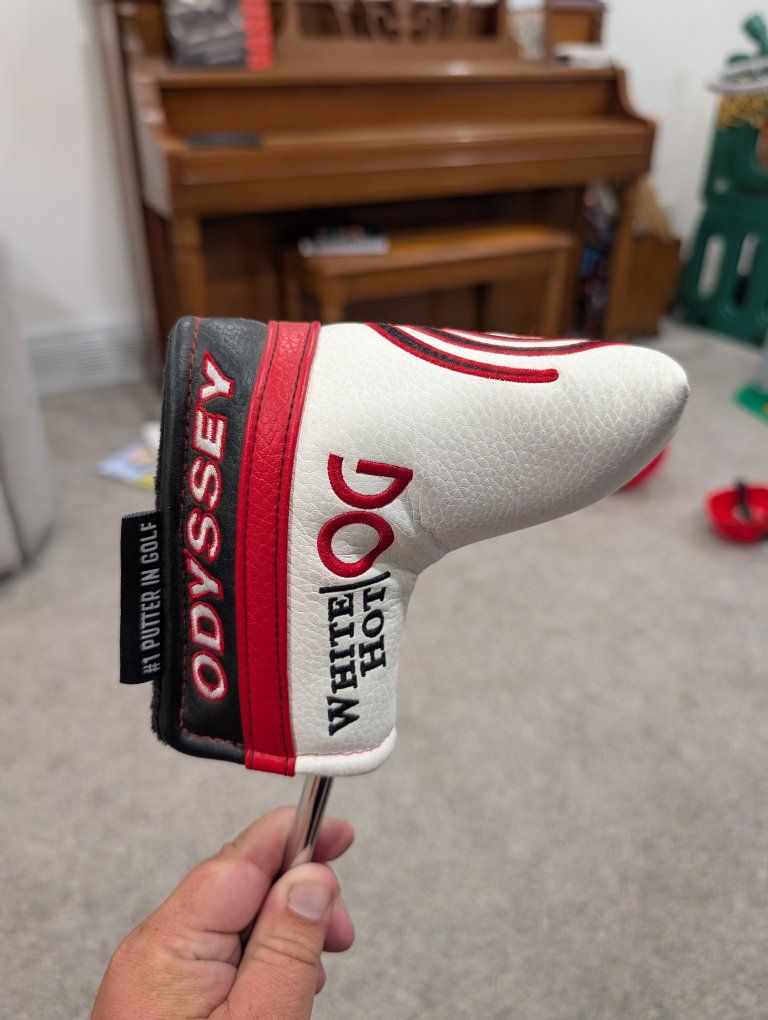 Odyssey White Hot OG Double Wide Putter with Headcover