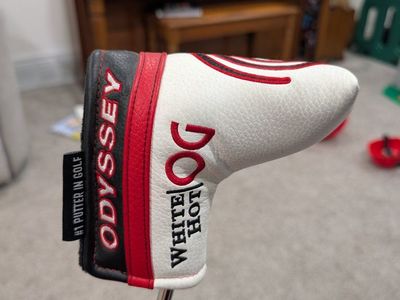 Odyssey White Hot OG Double Wide Putter with Headcover