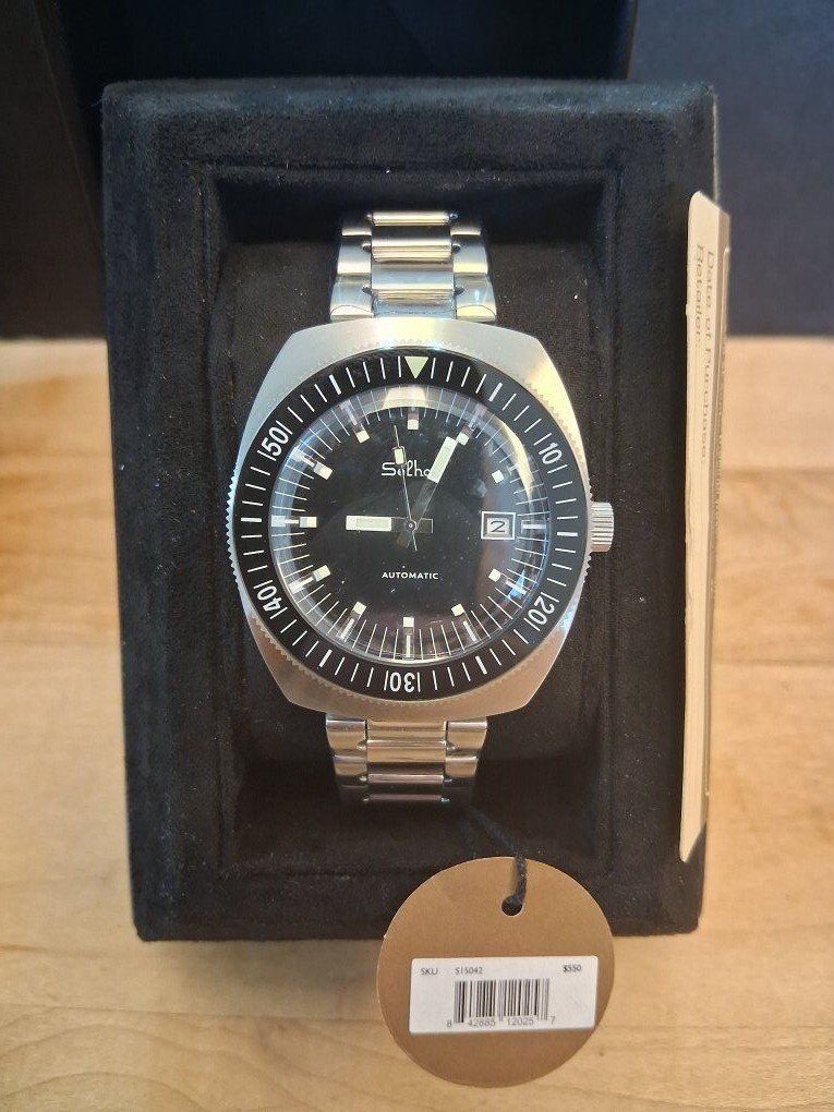 SELHOR Vintage Diver Automatic Watch