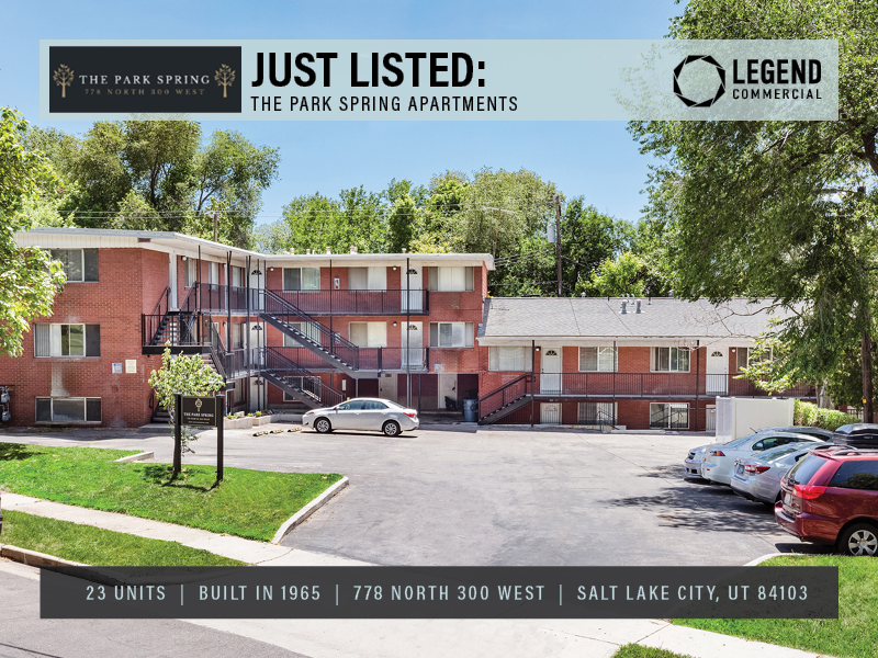 The Park Spring Apartments - 23 Units Salt Lake City - $5,750,000
