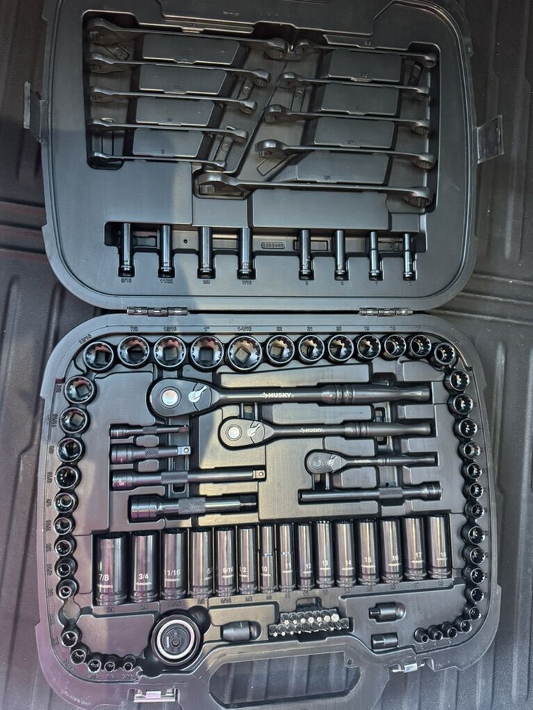Husky 1002 338 437 Tool Set – New, Missing 1 Short Socket – $100
