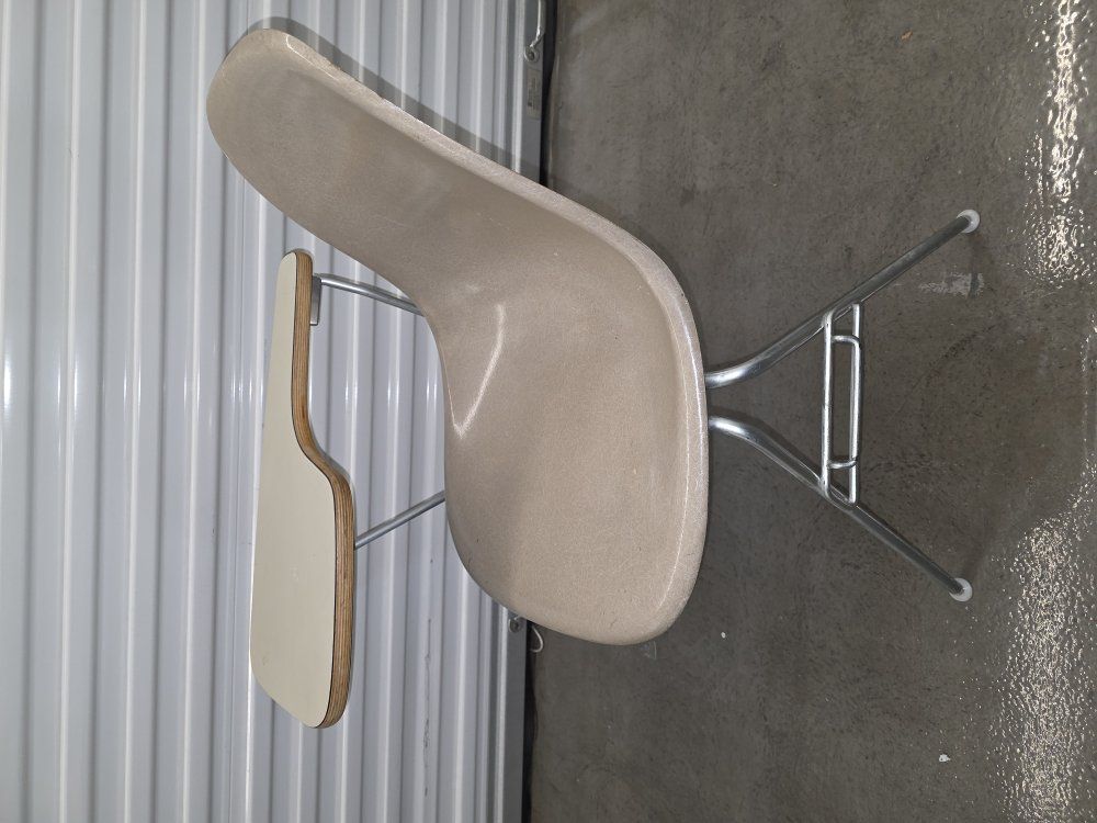 Vintage Herman Miller Fiberglass School Chair Desk