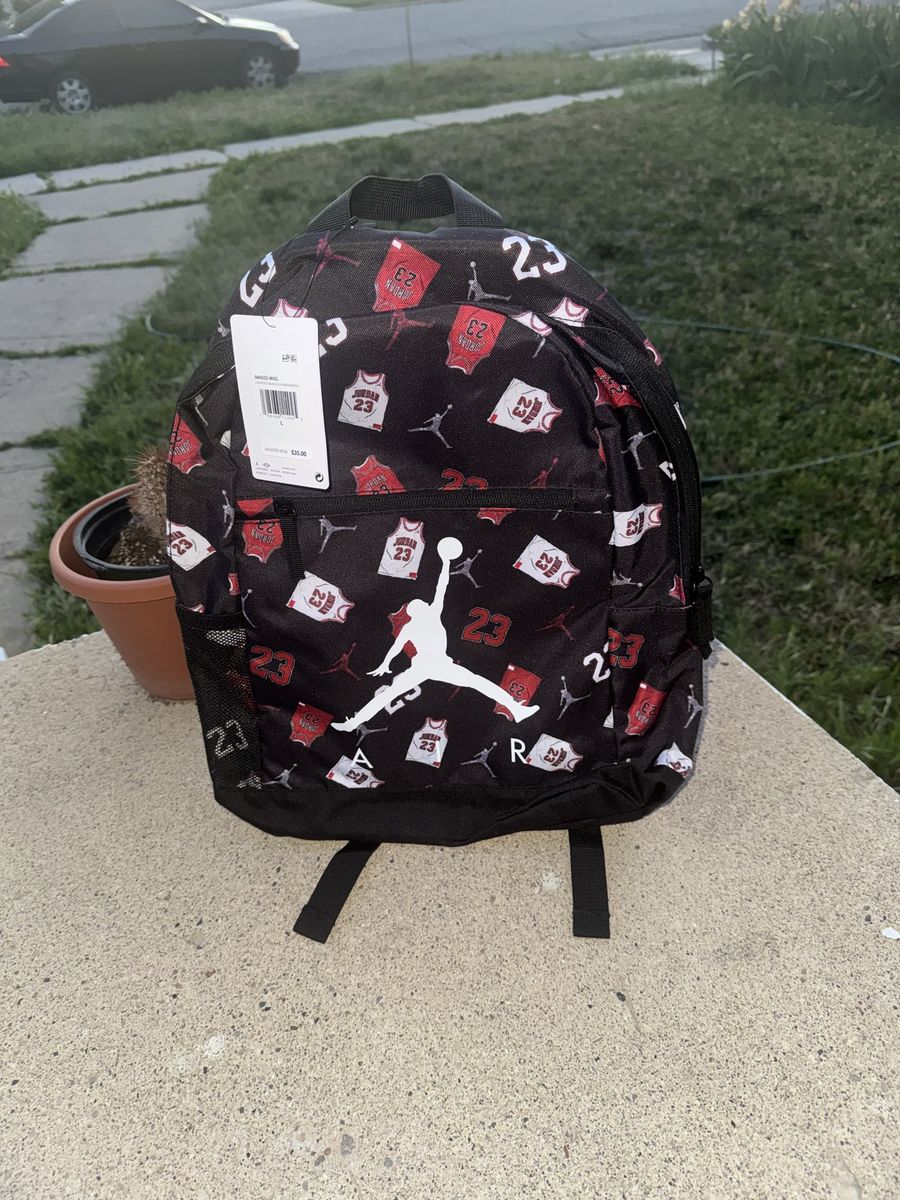 New Jordan Air Backpack and Pencil Case Black