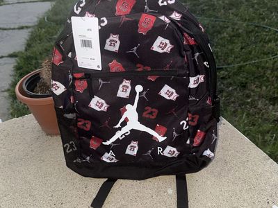 New Jordan Air Backpack and Pencil Case Black