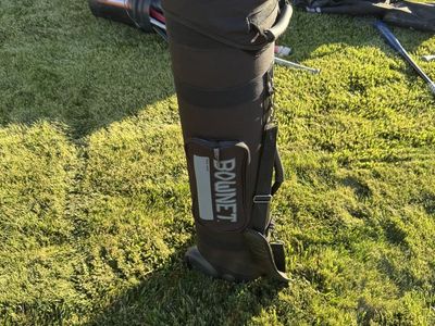 Bownet Black Wheeled Bat Bag With Multiple Bats