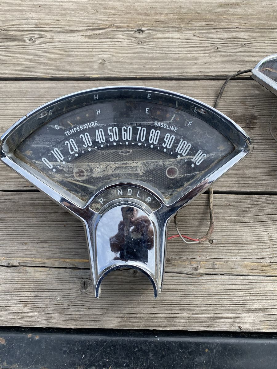 55 Chevy Gauge Cluster And Clock