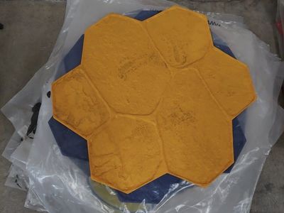 Renta de Sello para Concreto – Diseño Large Random Stone