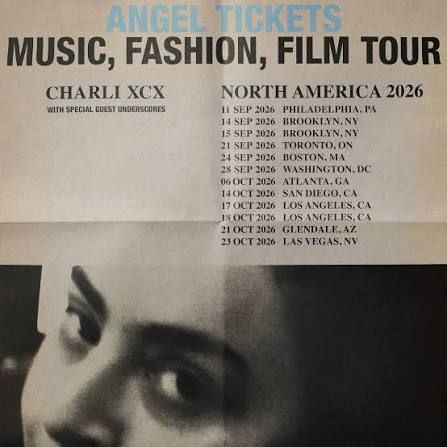 Charli XCX Tickts