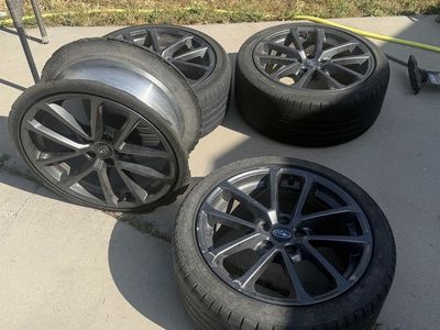 Subaru OEM Dark Gray Wheels & Tires - Set of 4