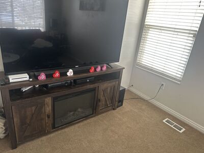 Tv stand - heater fireplace