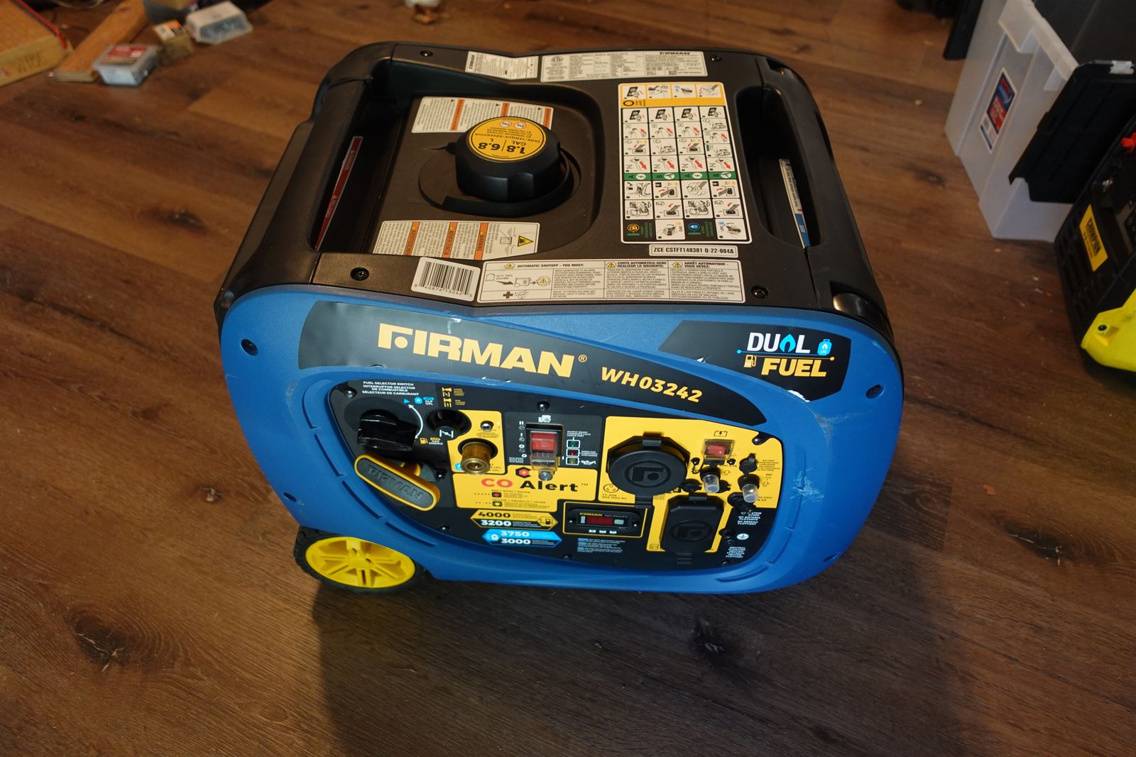 Firman Dual Fuel Inverter Generator w/ Electric Start and CO Alert