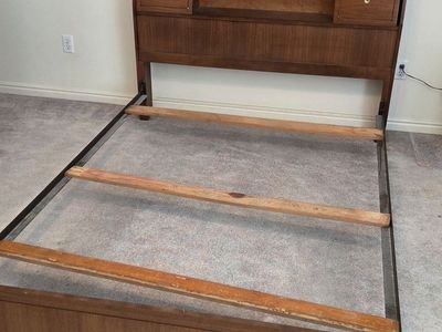 Queen Bed Antique Headboard and Frame