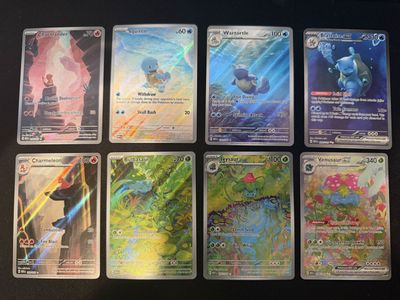 Pokemon SV 151 starter Evolution Set