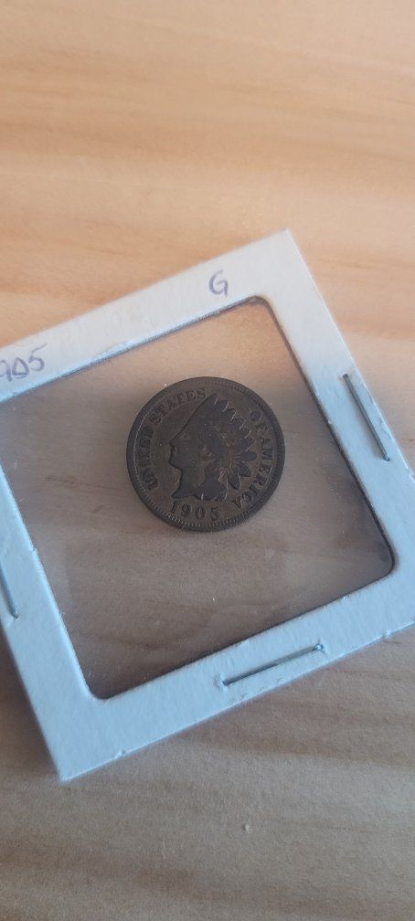 1905 Indian Head Cent Penny US Coin - G Condition