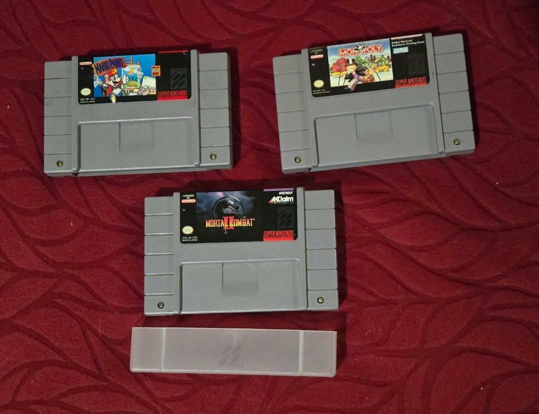 Nintendo sNes game bundle including Mario Paint! trades considered!