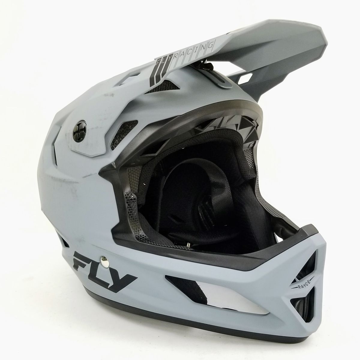 Fly Racing Rayce Bicycle Helmet Matte Grey Medium (73-3614M-L-R3-S4)